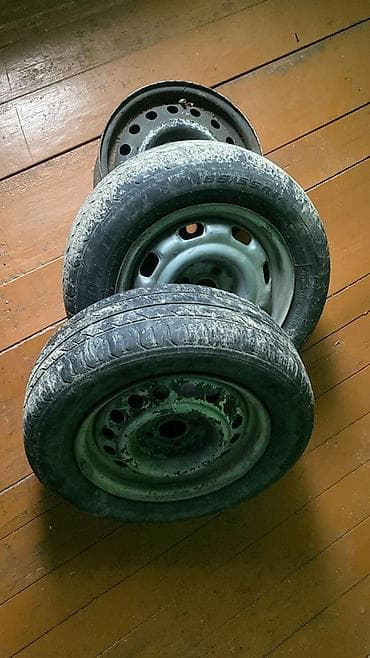 bmw х3: Колеса в сборе R 14, Лето, Б/у, Легковые, Железные, отверстий - 4 — 1