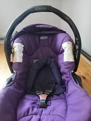 фиолетовый: Детское автокресло-переноска Graco (группа 0+) - Для новорождённых и — 4