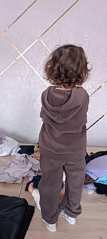 боди детское: Комплект, цвет - Бежевый — 3