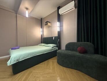 суточной кв ош: 1 комната, Душевая кабина, Постельное белье, Кондиционер — 3