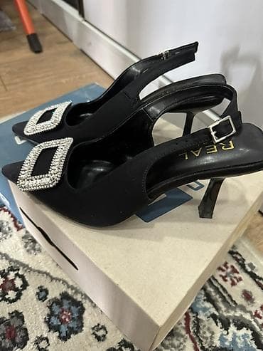 Элегантные женские туфли-лодочки с открытой пяткой (slingback) в