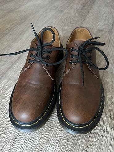 Ботинки: Мужские туфли, 43, Dr. Martens, Б/у, цвет - Коричневый, Самовывоз — 2