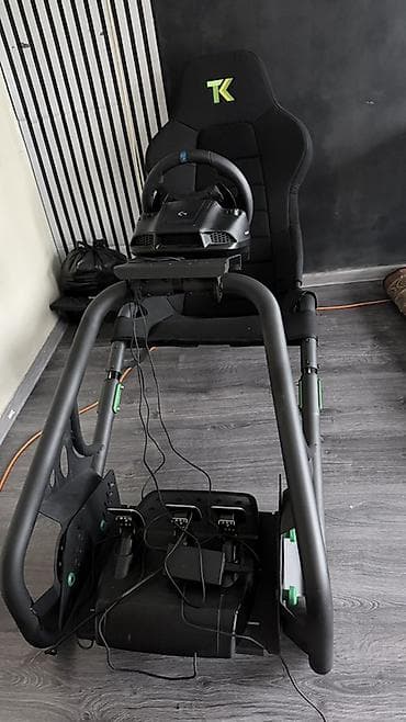 life network system: Logitech G923 TRUEFORCE + педали + усиленный кокпит для симрейсинга — 5