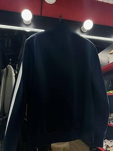 Спортивная кофта Joma на молнии - Цвет: темно-синий с белыми полосами