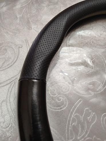 бмв рул: Экокожа Чехол на руль, цвет - Черный — 3