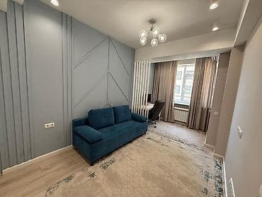 квартиры на ошском рынке: Студия, С мебелью полностью — 2