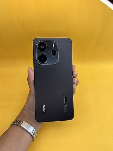 Redmi, Redmi Note 14, Б/у, 256 ГБ, цвет - Черный, В рассрочку, 2 SIM