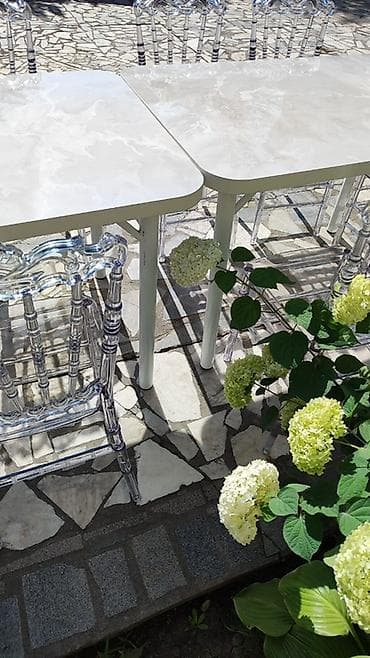 паркет купить: Стол и стул для зала, цвет - Белый — 7