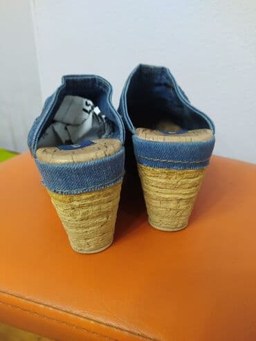 кроксы крокс crocs: Сабо, 38.5, Leon, Б/у, цвет - Голубой, Самовывоз, Платная доставка — 6