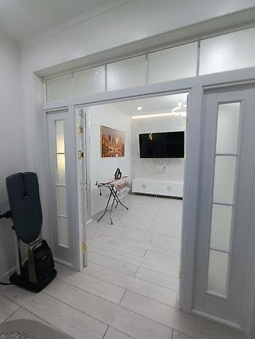 osh flat: 3 комнаты, 91 м², Золотой квадрат Элитка, 4 этаж, Дизайнерский ремонт — 8