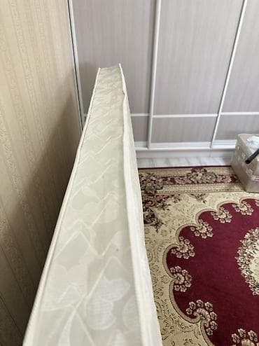 Кровати: Спальный матрас, Б/у, Односпальный, Пружинный, Жаккард, Матрасы средней жесткости, Самовывоз — 2