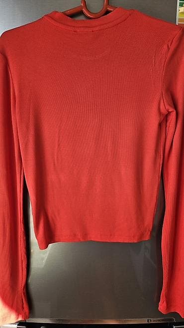 кийим: Кофта, V түрүндөгү оюк, Стандарт — 4