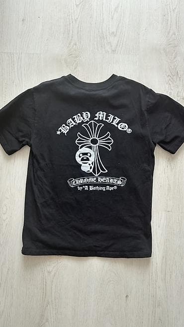 red centr: Футболка A Bathing ape Носил 2 дня и все - Цвет: черный - Принт — 1