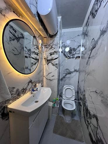 3 комнатная квартира токмок: 3 комнаты, 107 м², Индивидуалка, 3 этаж, Евроремонт — 2