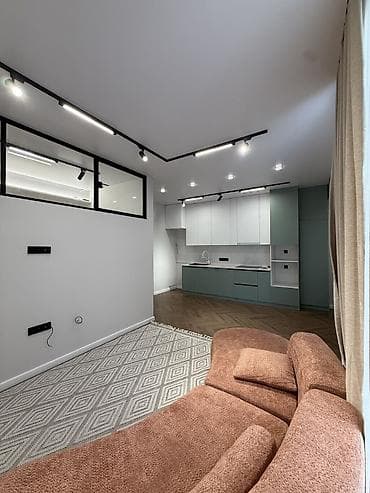 seven development: 3 комнаты, 82 м², Асанбай мкр Элитка, 11 этаж, Дизайнерский ремонт — 1
