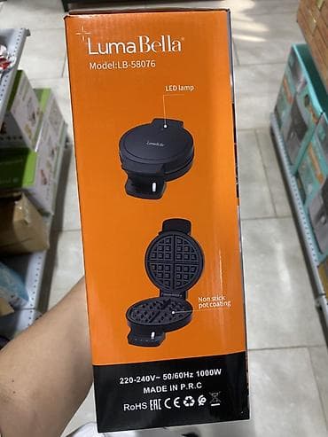 аппарат для вафельных рожков: Вафельница LumaBella LB-58076 - Мощность: 1000 Вт - Питание: 220–240 — 2