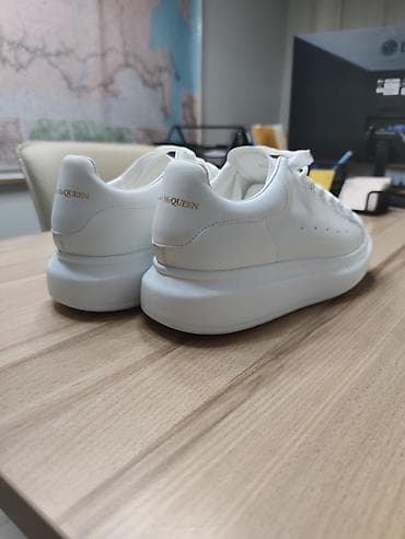 бокс перчатка: Белые новые кеды из натуральной кожи, идеального качества, мягкие, 42 — 2