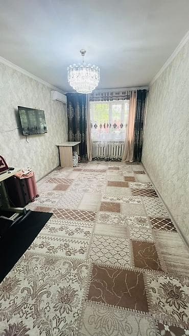 квартиру ош: 2 комнаты, 46 м², Индивидуалка, Индивидуалка, 1 этаж, Свежий ремонт — 1