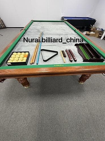 Бильярдные столы: Бильярдный «КОРОЛЕВСКИЙ» для русской пирамиды Размер - 12 фут Игровая — 10