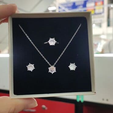 набор пандора: Серебряный Набор Серебро 925 пробы Серьги гвоздики Для — 1