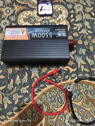 Инвертор DC→AC JIANAN 5500W Описание: - Мощность: 5500 Вт (указано на