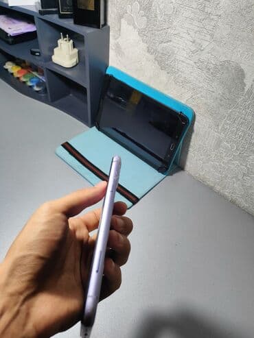 Аудиотехника: IPhone 11, Б/у, 128 ГБ, Голубой, Коробка, 93 % — 5