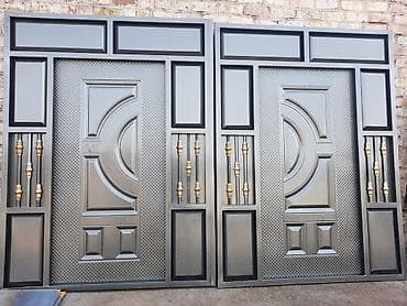 Металлические входные двери с декоративными вставками - Конструкция