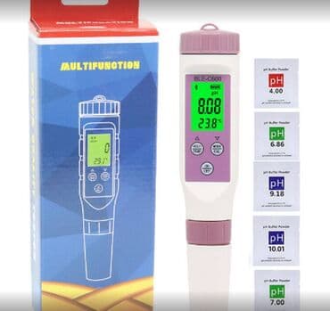 дистиллированая вода: Тестер качества воды Veker PH180BL (PH, PPM, TDS, ОВП, жесткость — 1