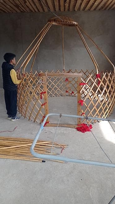 обувь из войлока: Юрта (каркас и комплектующие) - Традиционный разборный каркас из — 1