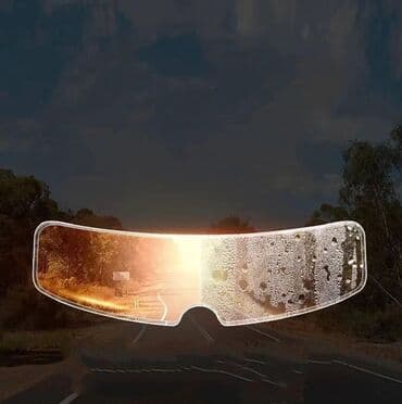 куда: Плёнки против дождя и тумана для шлема. Поможет Вам водить — 2