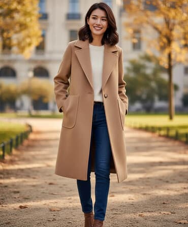 Пальто: Тёплое пальто. Можно носить как осенью так и зимой. Пальто в отличном — 1