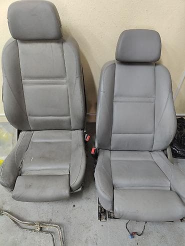 Bmw e60 recaro Пара передних автомобильных сидений, серый кожаный