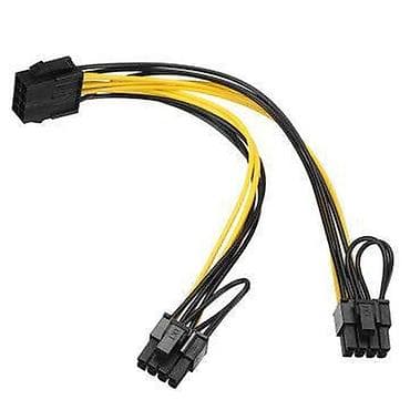 Кабель питания для процессора 8 pin (female) - 2 х (4+4) pin (male)