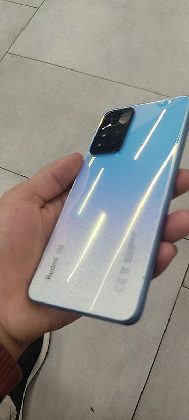 redmi note 11 4g: Redmi, Redmi Note 11, Б/у, 128 ГБ, цвет - Голубой, 2 SIM — 4