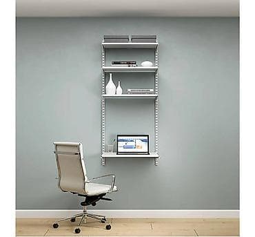 Гардеробная система ПРАКТИК Home Офис 3 белая- отличается
