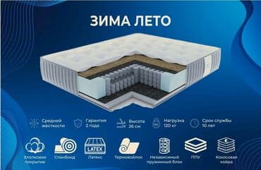 Матрасы в наличии и на заказ! Двусторонний матрас с эффектом