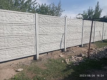 шкура зебры: Бетонные еврозаборы — 10