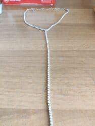 купить свадебное платье недорого: Бусы жемчуг новый длина 50-40 см в отличном состоянии, цепочка с — 8