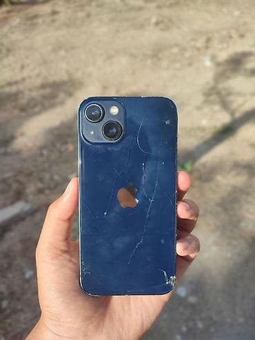 appl: IPhone 13, Б/у, 256 ГБ, Синий, 100 % — 1