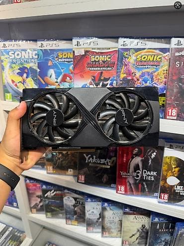 Настольные ПК и комплектующие: Видеокарта для ПК, Б/у, PNY, GeForce RTX, 8 ГБ — 2