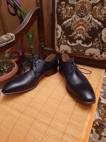 Киреге берилүүчү кийимдер: Эркектердин туфлиси, 40, Жаңы, түсү - Кара, Өзү алып кетүү — 2