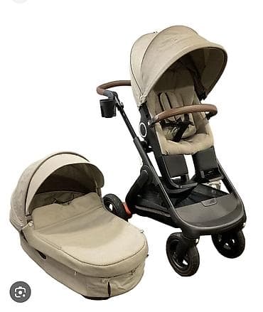 Детский мир: Коляска, Stokke, цвет - Коричневый, Б/у, Самовывоз — 1