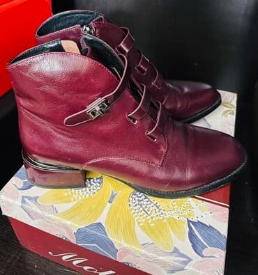 Женская обувь: Сапоги, 36, Moleca, Новый, цвет - Красный, Самовывоз, Платная доставка — 1