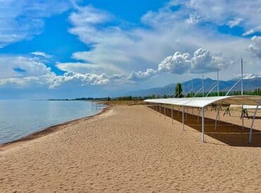 дом для отдыха: Коттедж, ASIAPALAC ЦО Карвен 4 сезона, Сары-Ой, Закрытый пляж, Детская площадка, Парковка, стоянка — 2