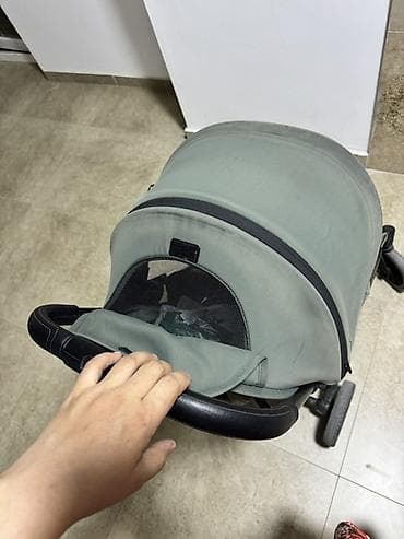 джинсы кюлоты: Прогулочная коляска с подножкой для второго ребенка - Компактная — 3