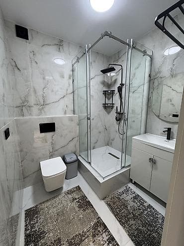 жк немецкий квартал: 2 комнаты, 77 м², Асанбай мкр Элитка, 13 этаж, Дизайнерский ремонт — 6