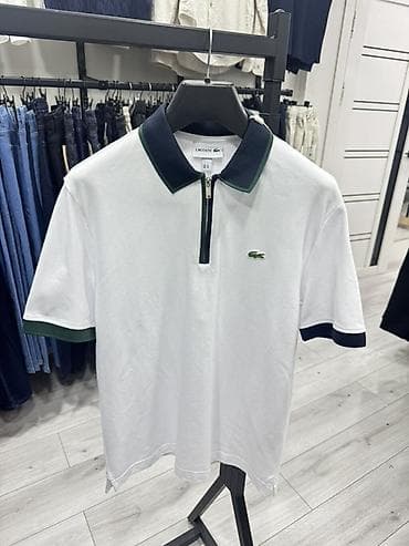 Эркектер кийими: Эркектердин көйнөгү, S, M, L, Lacoste, Жаңы, түсү - Ак, Өзү алып кетүү — 2