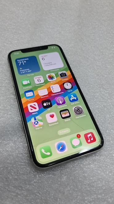 iphone 6a: IPhone X, Б/у, 256 ГБ, Белый, 70 % — 3