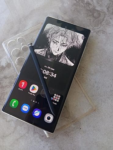 108: Samsung Galaxy S22 Ultra, Б/у, 256 ГБ, цвет - Белый, 1 SIM — 8