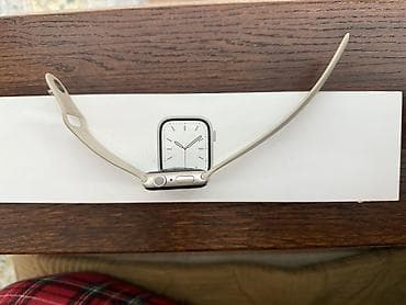 apple watch 7 41mm: Смарт‑часы Apple Watch с алюминиевым корпусом серебристого цвета и — 2